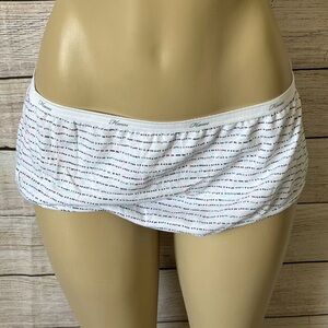 Hanes Women White Multicolor Polka Dots Panty Size 12